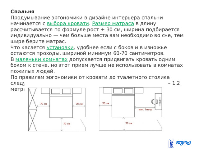 Эргономика от стола до стены