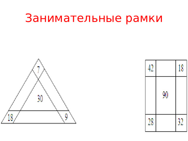 Занимательные рамки 