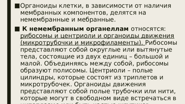 Что обеспечивает движение клетки