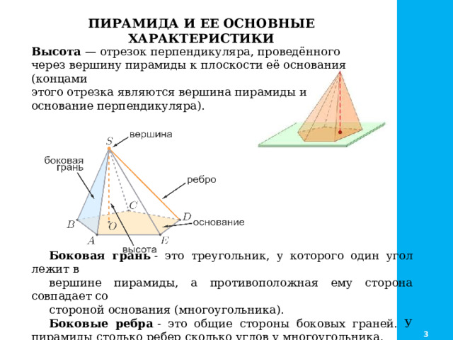 Характеристика высоты