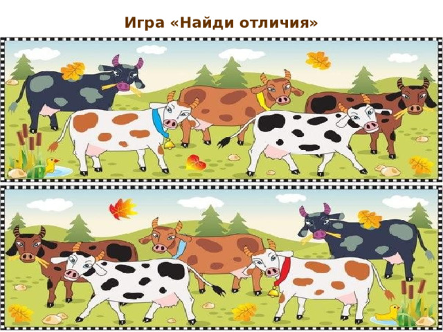Игра «Найди отличия»   