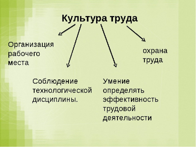 Культура труда 7 класс технология презентация