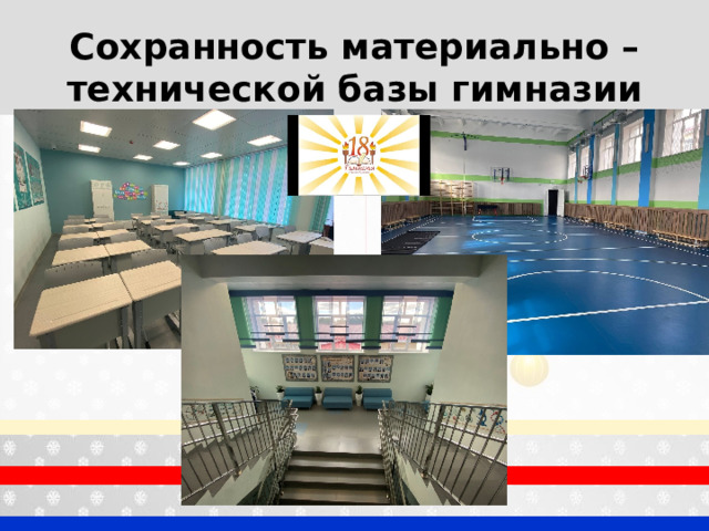 Сохранность материально – технической базы гимназии 