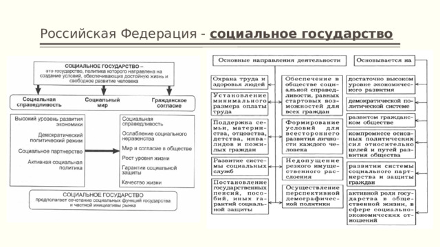 Российская Федерация - социальное государство 