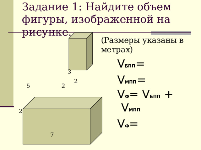 Любые объемные фигуры параллелепипеды прямоугольные. Как найти площадь поверхности прямоугольного параллелепипеда.