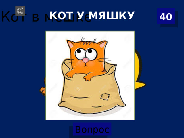 КОТ У МЯШКУ 40 