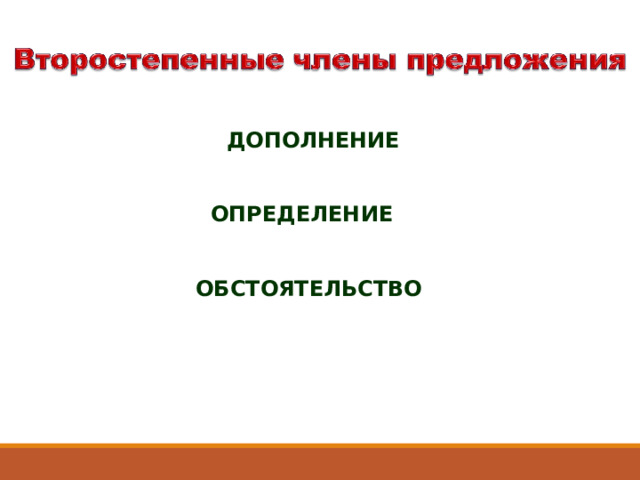 ДОПОЛНЕНИЕ ОПРЕДЕЛЕНИЕ ОБСТОЯТЕЛЬСТВО 