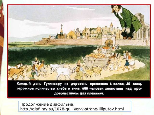Продолжение диафильма: http://diafilmy.su/1078-gulliver-v-strane-liliputov.html 