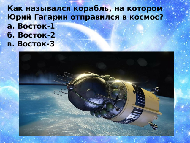 Как назывался корабль на котором полетел. Как назывался корабль Юрия Гагарина. Как назывался корабль Гагарина первый в космосе. Почему корабль называется Восток 1.