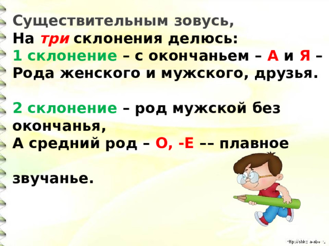 Просклонять две седьмых. Склонение существительных. Упражнение склонение и род существительных.