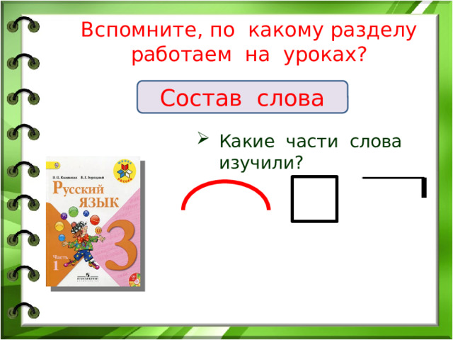 Как найти в слове приставку 3 класс школа россии презентация