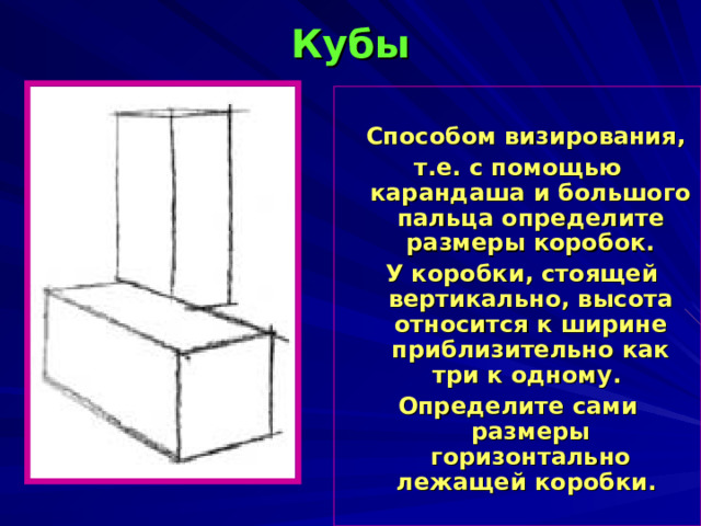 В коробе с усами точками отображаются