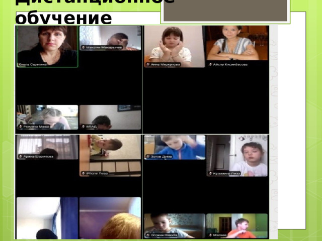 Дистанционное обучение 