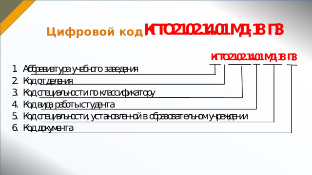 Структурные элементы курсового проекта