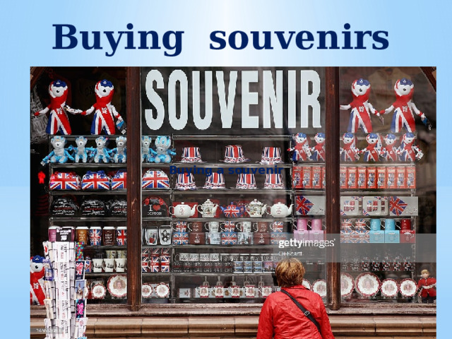 buying a local souvenir essay