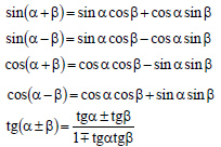 Синус суммы и разности углов. Тригонометрические формулы суммы и разности углов. Формулы суммы и разности углов тригонометрических функций. Формулы суммы и разности углов в тригонометрии. Сумма углов тригонометрических функций.