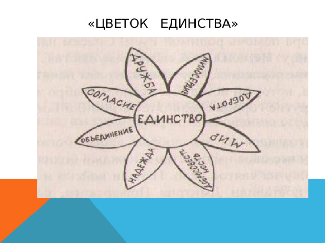 «Цветок единства» 