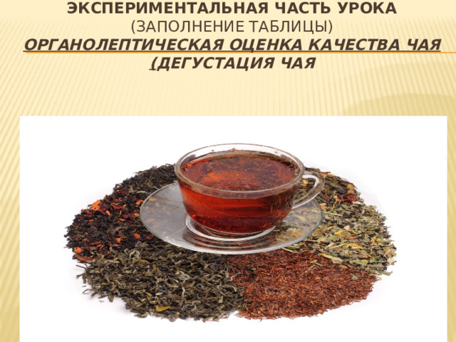 Урок качества. "Про чай."