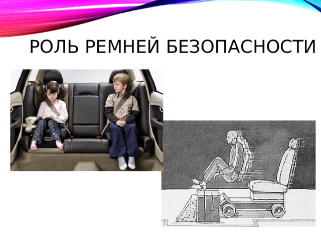 РОЛЬ РЕМНЕЙ БЕЗОПАСНОСТИ 