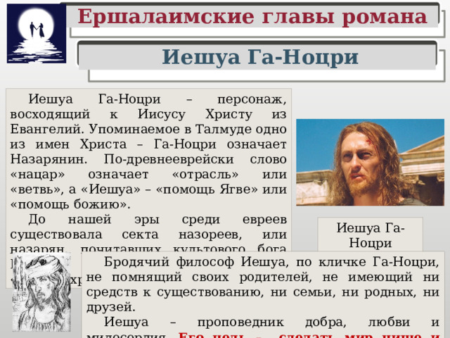 Иешуа га ноцри презентация