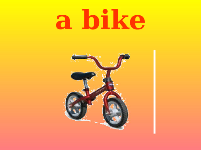a bike 
