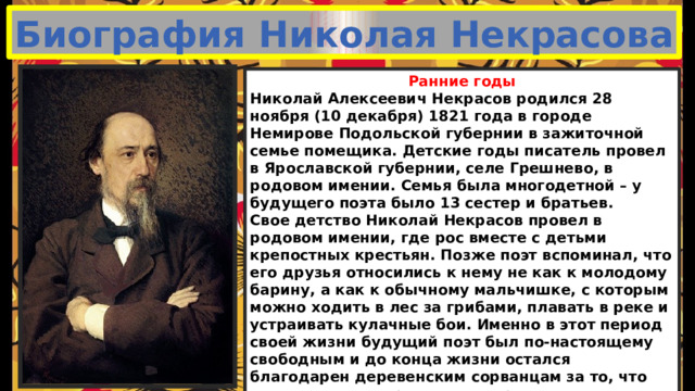 Рождение 28 ноября. Некрасов Николай Алексеевич. Николай Алексеевич Некрасов (10 декабря 1821 – 8 января 1878). 10 Декабря Некрасов.