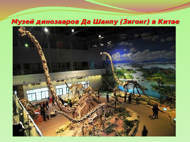 Музей динозавров Да Шанпу (Зигонг) в Китае 
