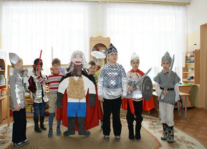 ПРОЕКТ в подготовительной" Богатыри земли русской"