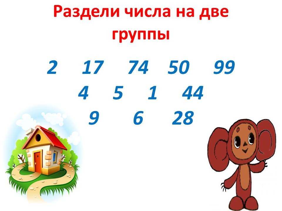 Деление чисел 1 класс презентация