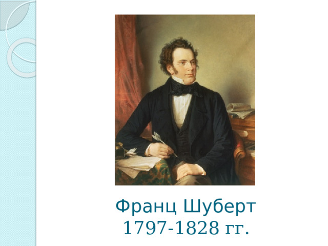 Франц Шуберт  1797-1828 гг. 