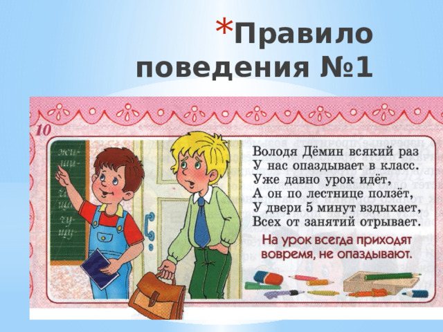 Классный час 2 класс правила поведения в школе с презентацией