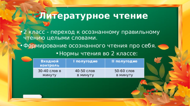Родительское собрание 2 класс