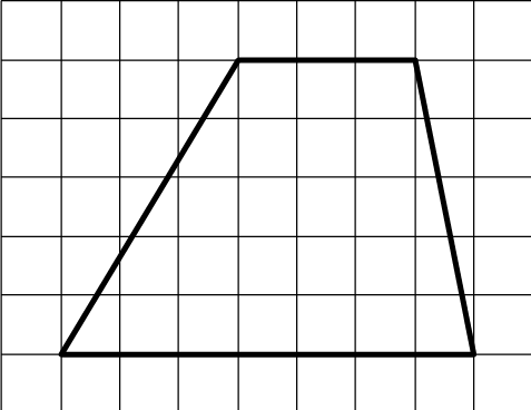 Средняя линия трапеции на клетчатой бумаге. Решение фигуры на квадратной решетке. На клетчатой бумаге с клетками 1х1 изображена трапеция ABCD. На клетчатой бумаге с размером клетки 1 1 изображена трапеция ABCD. Задачи на квадратной решетке ОГЭ 2022.