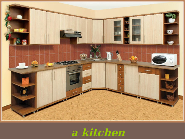 a kitchen 