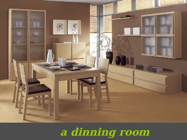a dinning room 