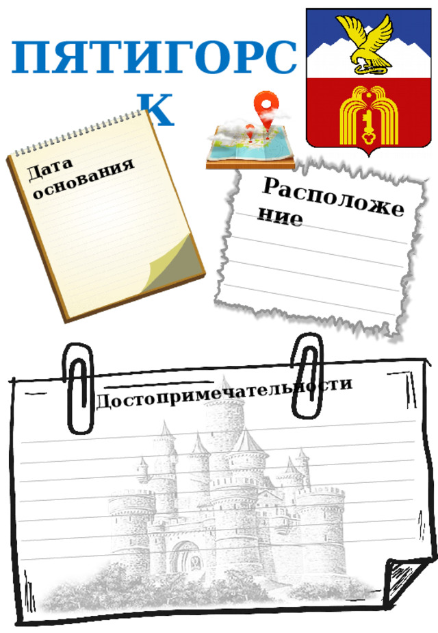 Дата основания Расположение Достопримечательности ПЯТИГОРСК 