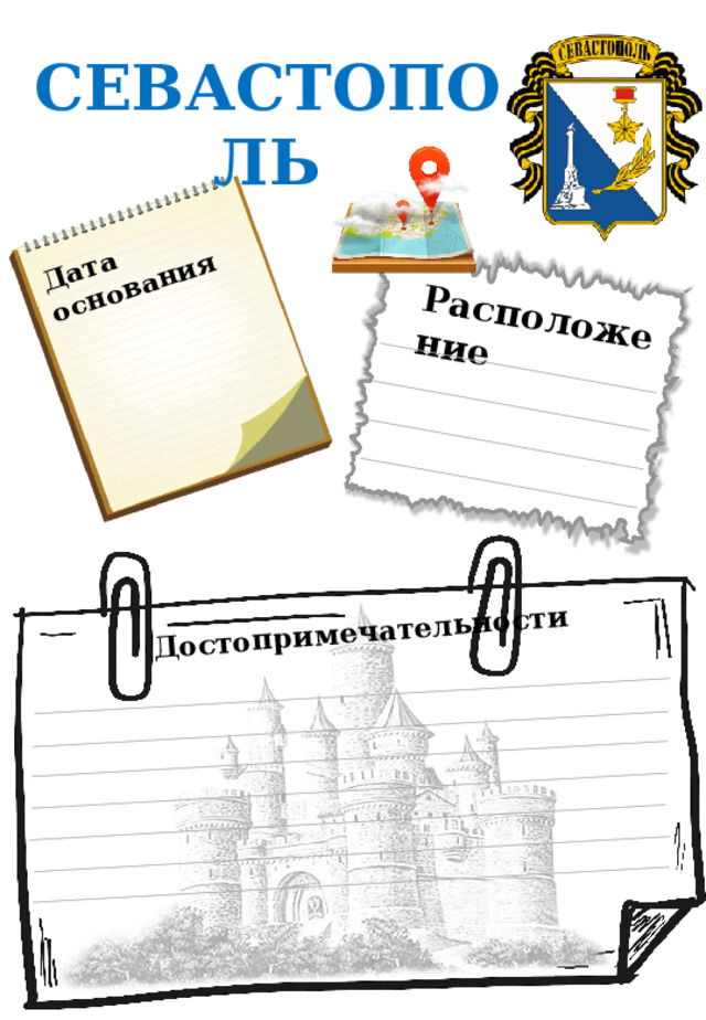 Дата основания Расположение Достопримечательности СЕВАСТОПОЛЬ 