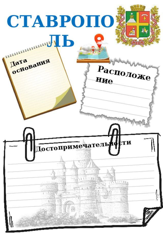 Дата основания Расположение Достопримечательности СТАВРОПОЛЬ 