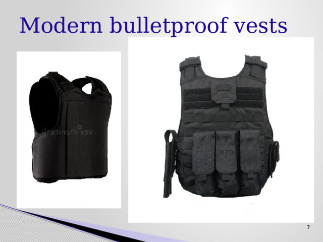 Modern bulletproof vests   7 