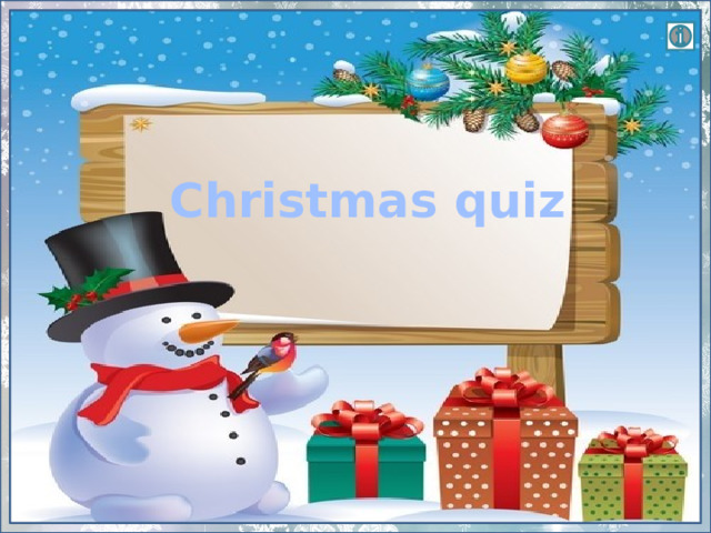 Christmas quiz 
