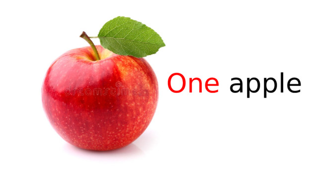 One apple 