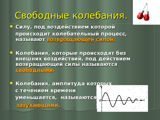 Амплитуда свободных колебаний 3 см