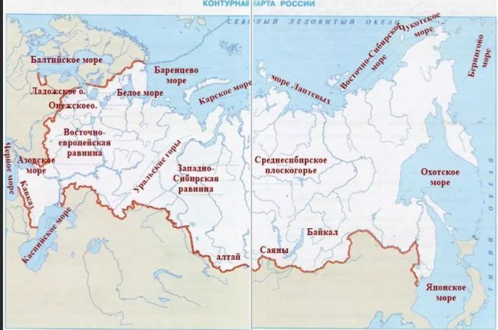 Где находятся равнины на контурной карте. Карта России горы хребты низменности. Нанести на контурную карту России горы и равнины. Карта равнин и гор России 4 класс. Горы на карте России с названиями контурная карта.