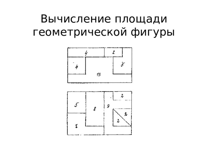 Вычисление площади геометрической фигуры 