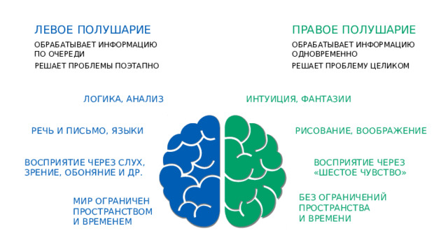 Отличие левого