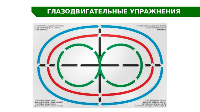 ГЛАЗОДВИГАТЕЛЬНЫЕ УПРАЖНЕНИЯ 