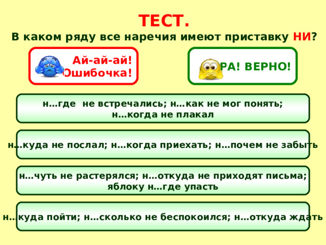 Некого позвать в отрицательном наречии. Е И В приставках отриц наречий. Буквы е и и в не и ни отрицательных наречий. Буквы е и и в приставках не и ни отрицательных наречий.