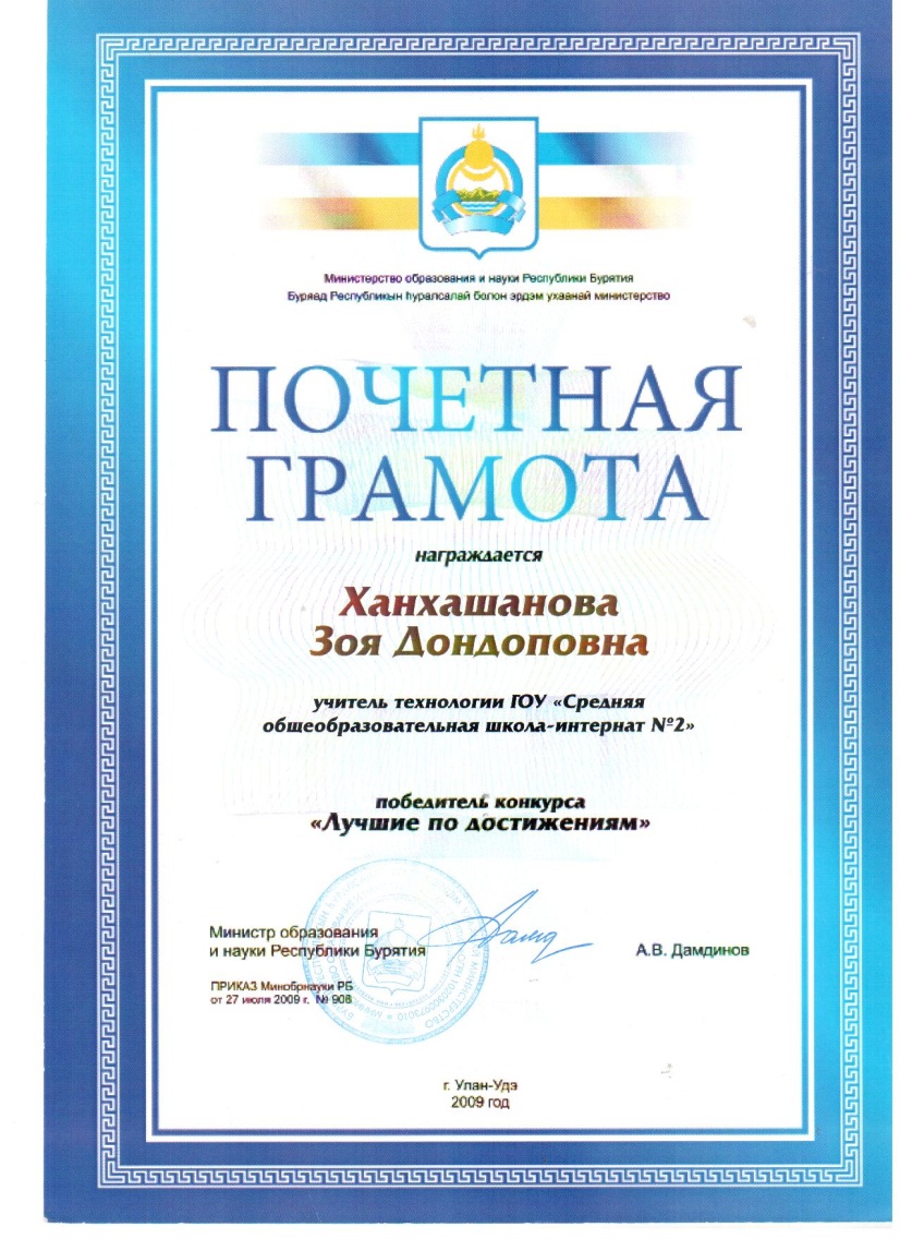 Мои грамоты и награды
