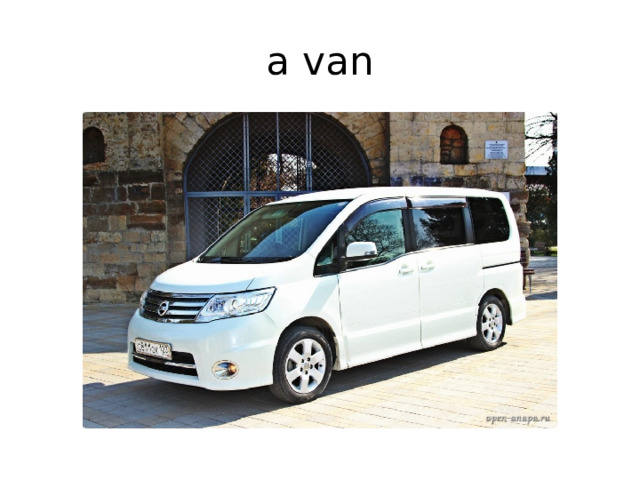 a van 