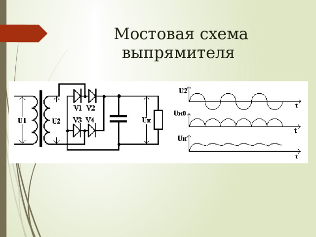 Мостовая схема выпрямителя  